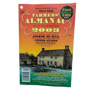 Farmers Almanac 2003 Paperback Vintage Like New
